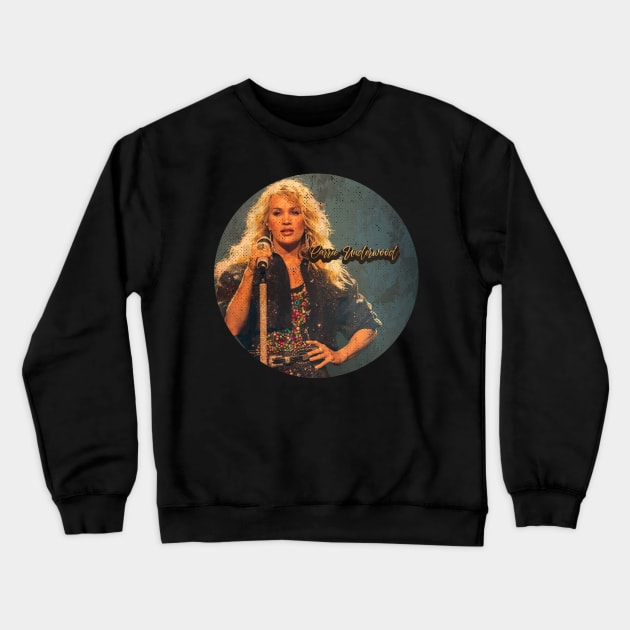 Carrie Underwood 24 Crewneck Sweatshirt by katroxdesignshopart444